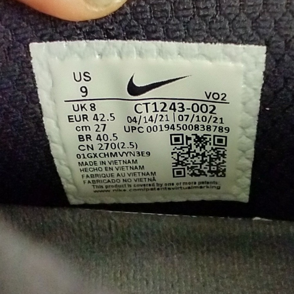 Nike React Metcon Turbo Mens Black Training Shoes CT1243-002 Size 9 - Picture 7 of 15